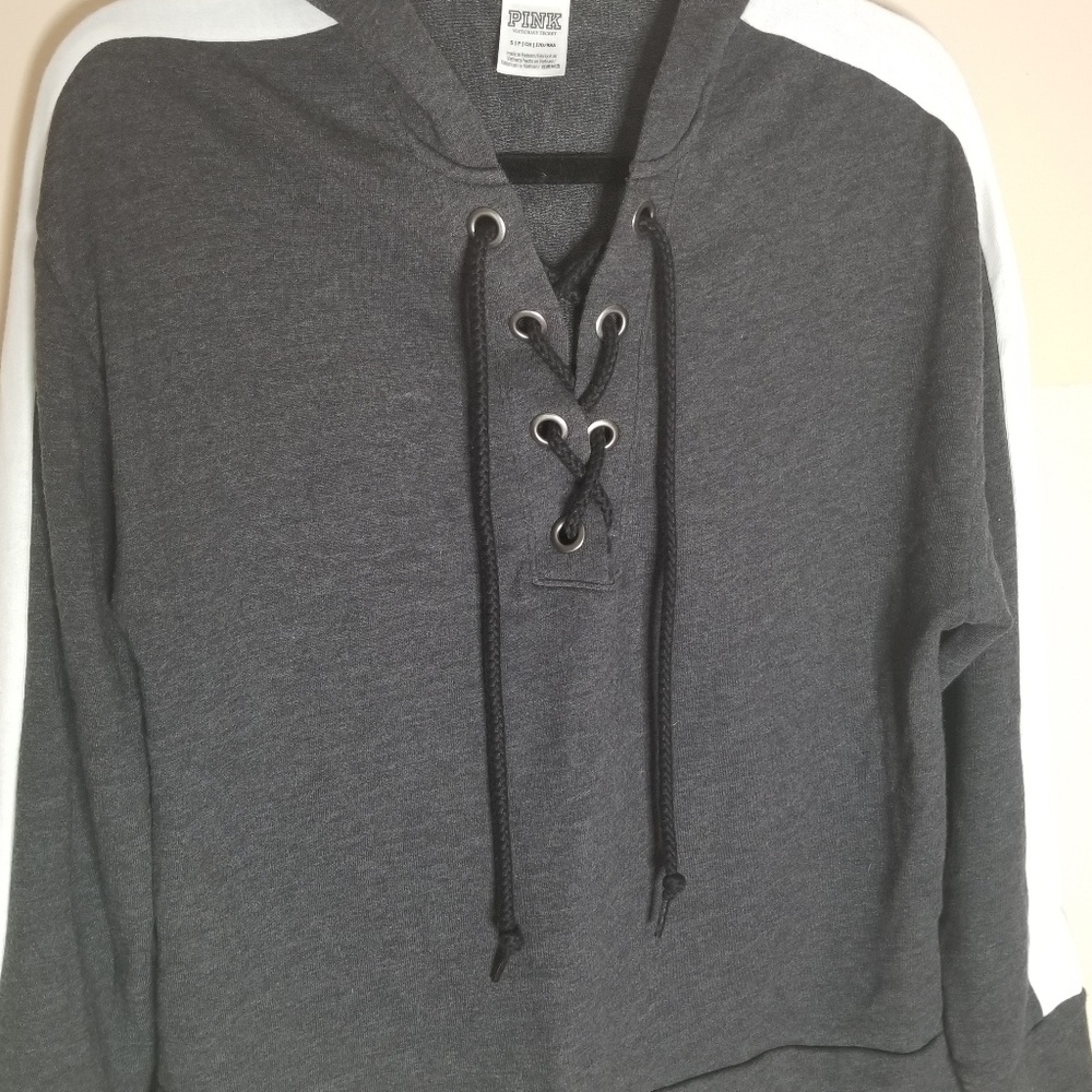 Pink Victoria  Secret sweatshirt-sz. S - Picture 6 of 7